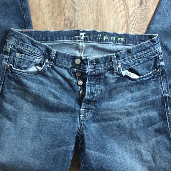 7 for all mankind ‘A’ pkt relaxed  36x34 - Picture 4 of 7